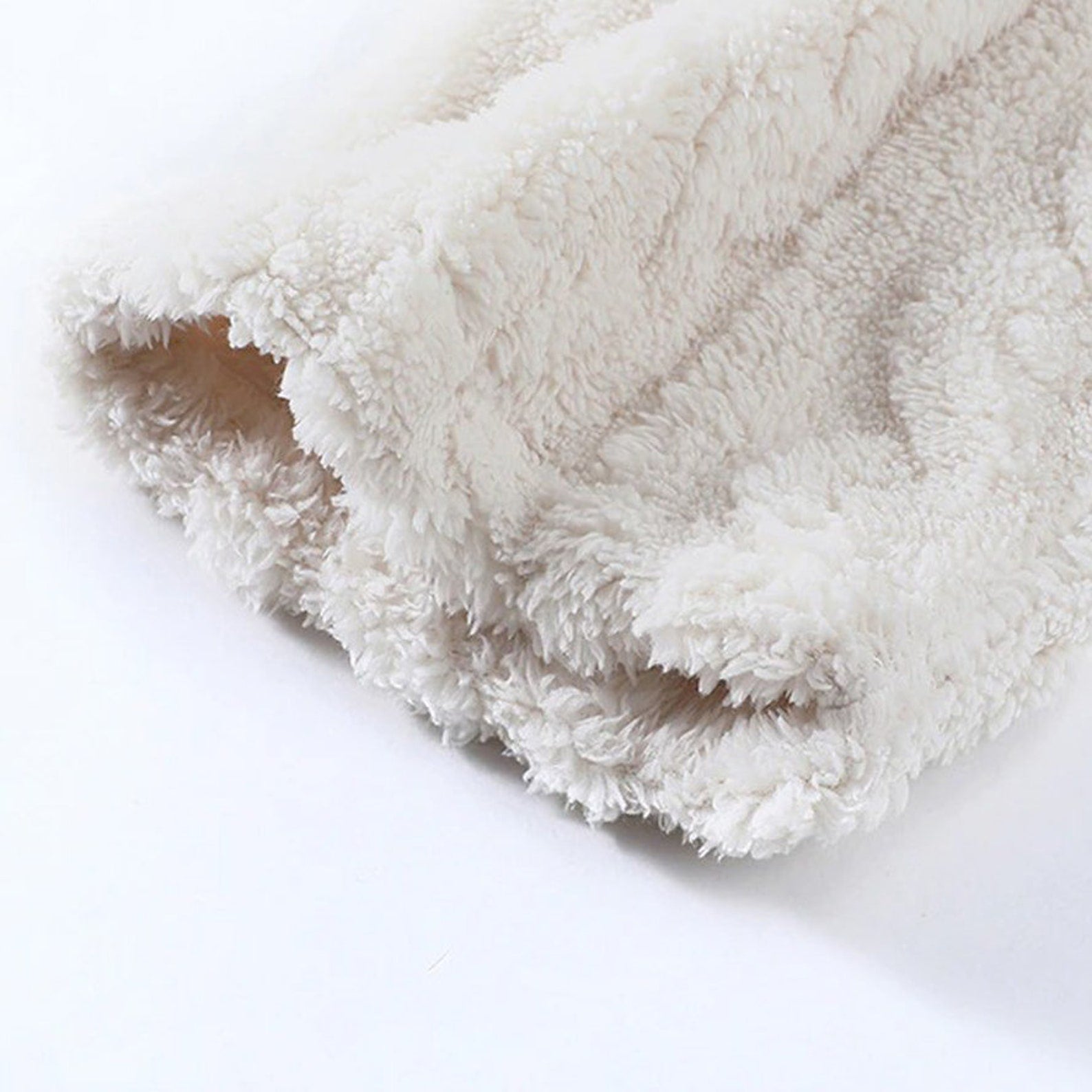 Ivory Fleece 2pc Set Pajama Set