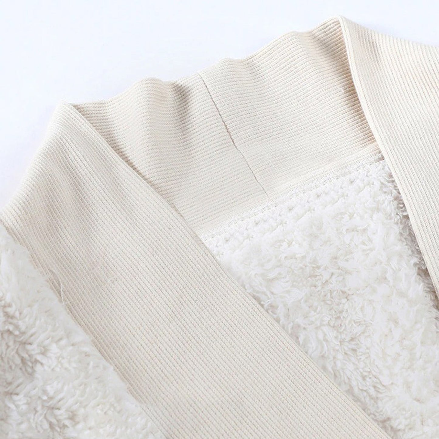 aIvory Fleece 2pc Set Pajama Set