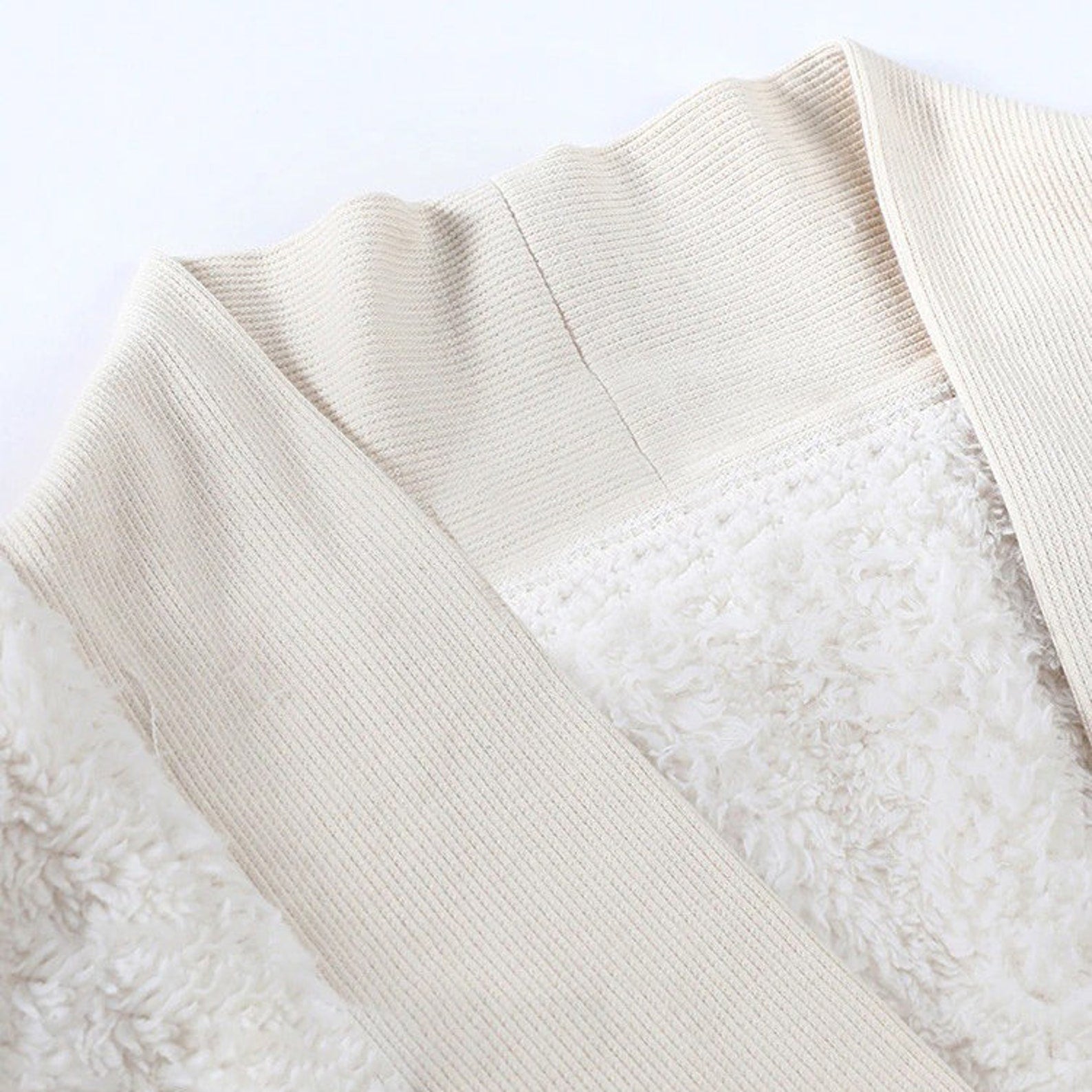 aIvory Fleece 2pc Set Pajama Set