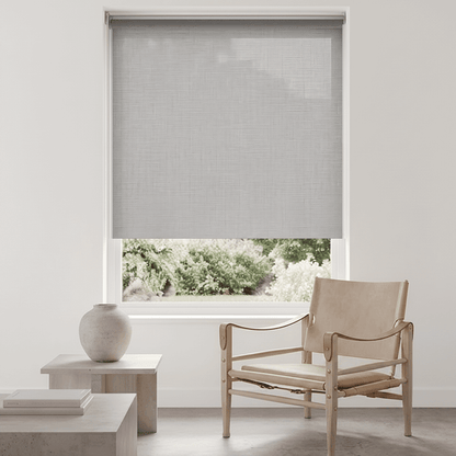 Hush Hue Light Filtering Woven Texture Roller Shade