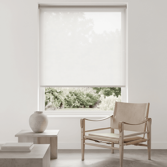 Hush Hue Light Filtering Woven Texture Roller Shade
