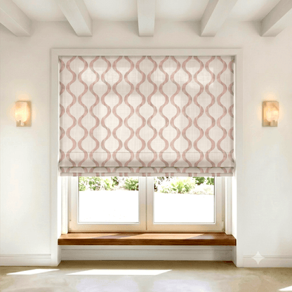 Briselle Floral Linen Blend Roman Shade