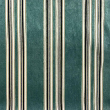Vespera Striped Velvet Roman Shade