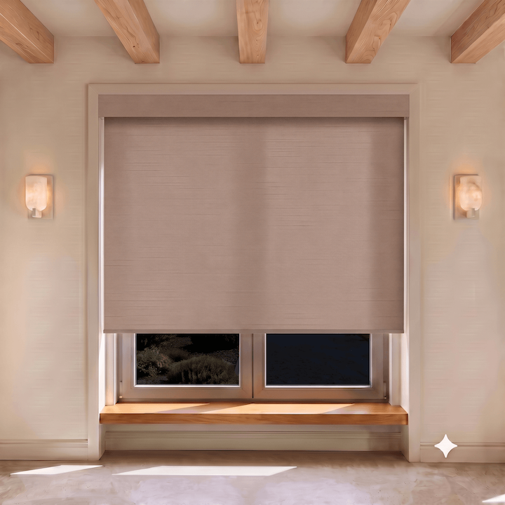 Light Catcher Semi-Blackout Woven Texture Roller Shade