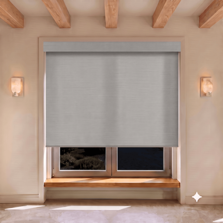 Light Catcher Semi-Blackout Woven Texture Roller Shade