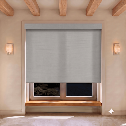Light Catcher Semi-Blackout Woven Texture Roller Shade