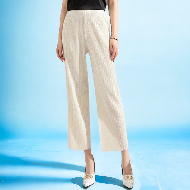 Amandi Chic Pleated Loose Trouser Pants